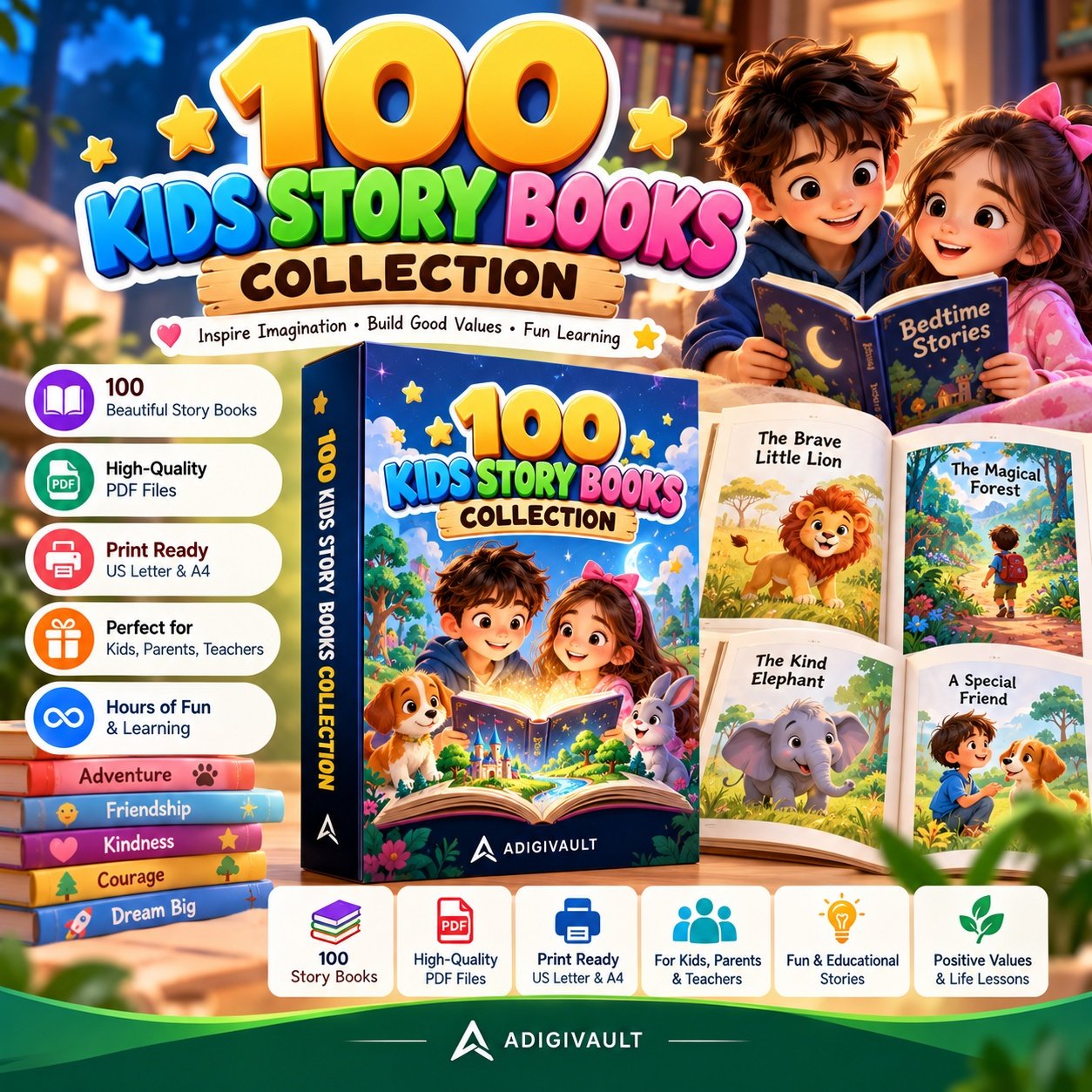 100+ Kids Story Books Collection