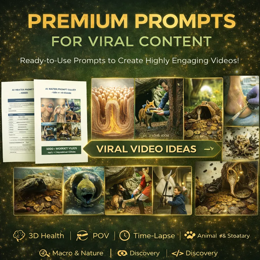 15 Premium AI Video Prompts Bundle