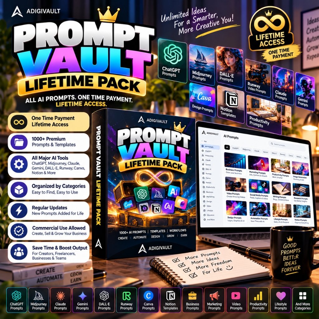 Prompt Vault Lifetime VIP Pass