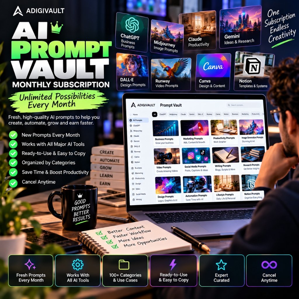 Prompt Vault Monthly Pass