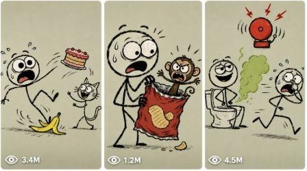 2D Stickman Meme
