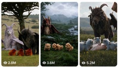 PHOTOREAL FANTASY CREATURE FAMILY VIRAL SHORTS