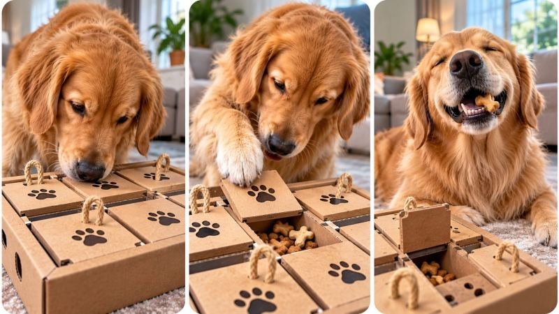 30 sec VIRAL DOG ENRICHMENT PUZZLE & HIDDEN REWARD DISCOVERY CONTENT ENGINE