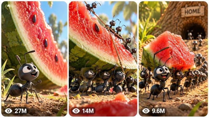 30 Sec ULTRA MASTER PROMPT — MINIATURE ANT COLONY GIANT-FOOD ADVENTURE ENGINE