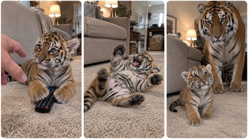 30-SECOND  PHOTOREALISTIC WILD-ANIMAL FAMILY SITCOM VIRAL VIDEO SYSTEM