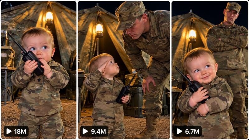 TINY BABY SOLDIER — NIGHT CAMP TALKING COMEDY UNIVERSE