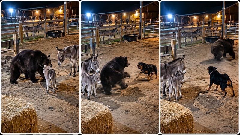 FARM CCTV GUARDIAN DOG SAVES LIVESTOCK FROM PREDATOR