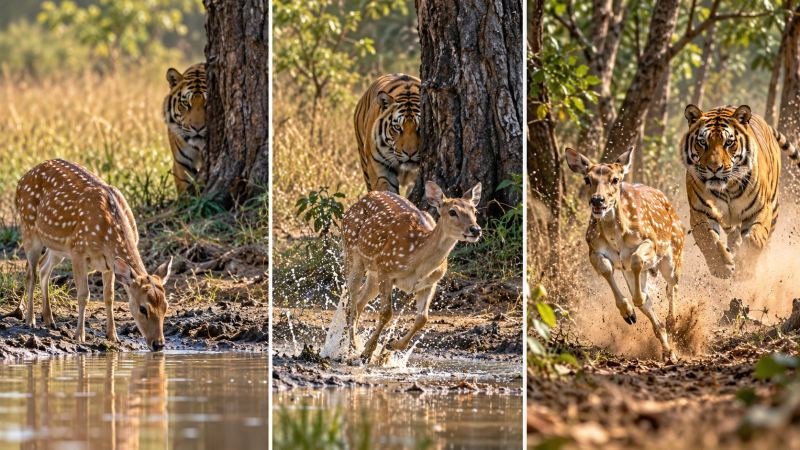 HYPER-REAL WILDLIFE PREDATOR NEAR-MISS ENGINE