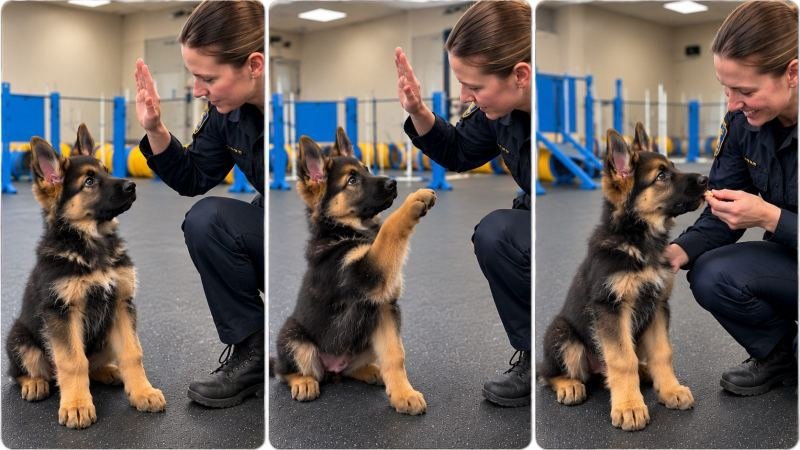 30 sec cute human–dog bonding, professional dog training moments